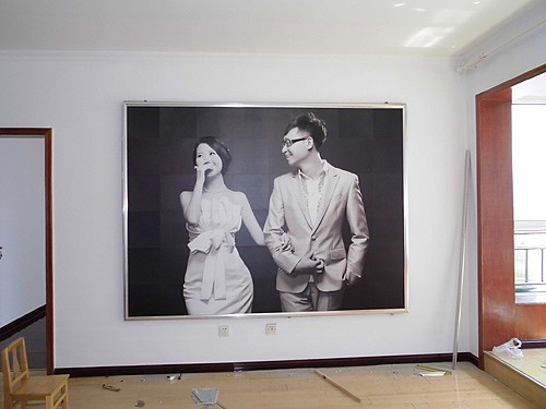 顶上集成吊顶兰州专卖店实景秀